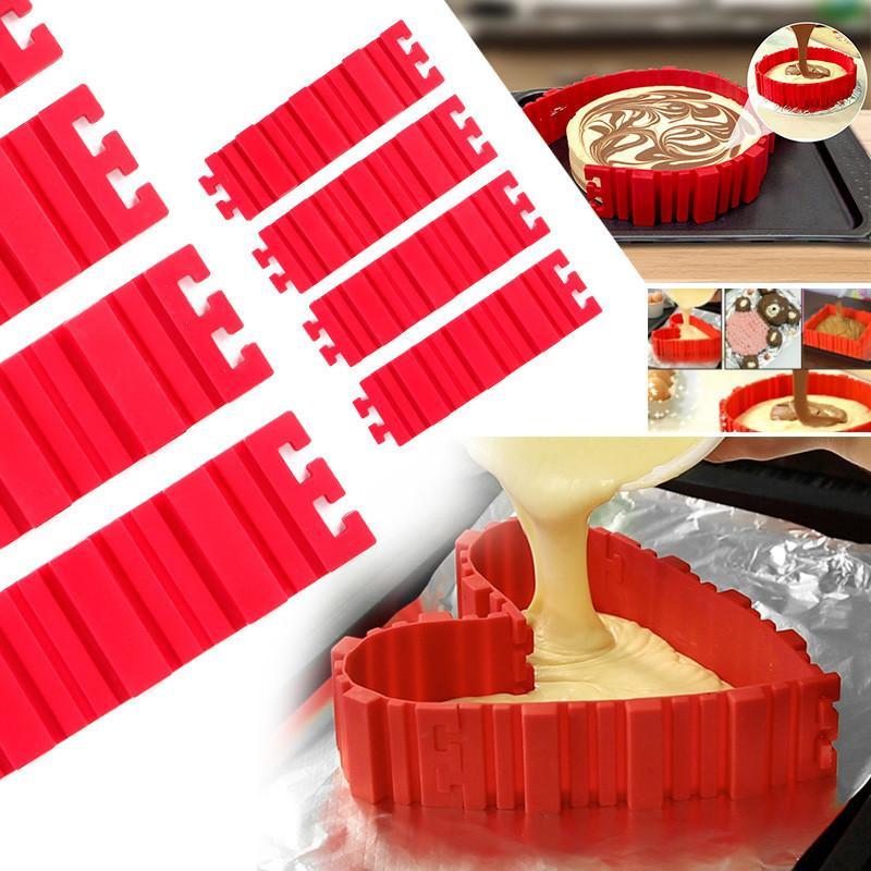 Bakeware | Jigsaw Flexible Shape Cake Moulds (Pack of 4) – Mon Dessert