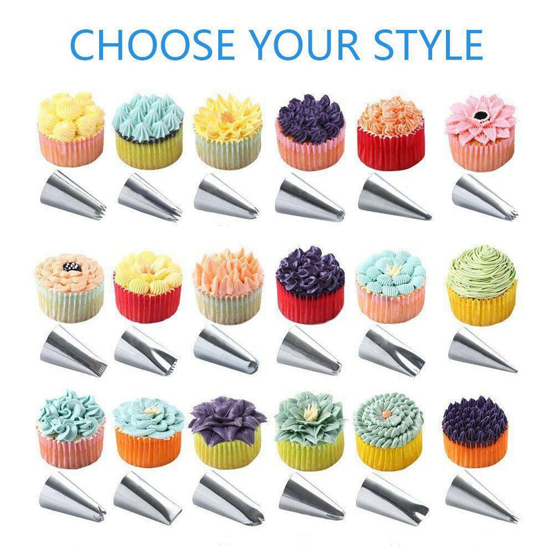 Amazon.com: 13 Pieces Christmas Flower Frosting Tips Nozzles Piping Nozzles  Cake Decoration, The Newest Icing Tips for Cake Decorating Tips Kit: Home &  Kitchen