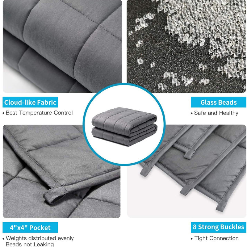 Weighted blanket leaking glass beads hot sale