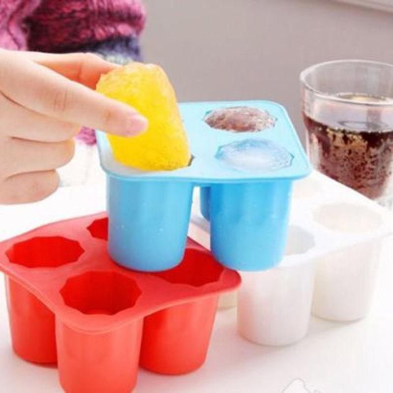Silicone Shooters Shot Ice Cube Glass Freeze Mold Jelly Cookie